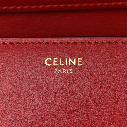 Celine Box Calfskin Teen Classic Box Flap Bag Red 6 of 11