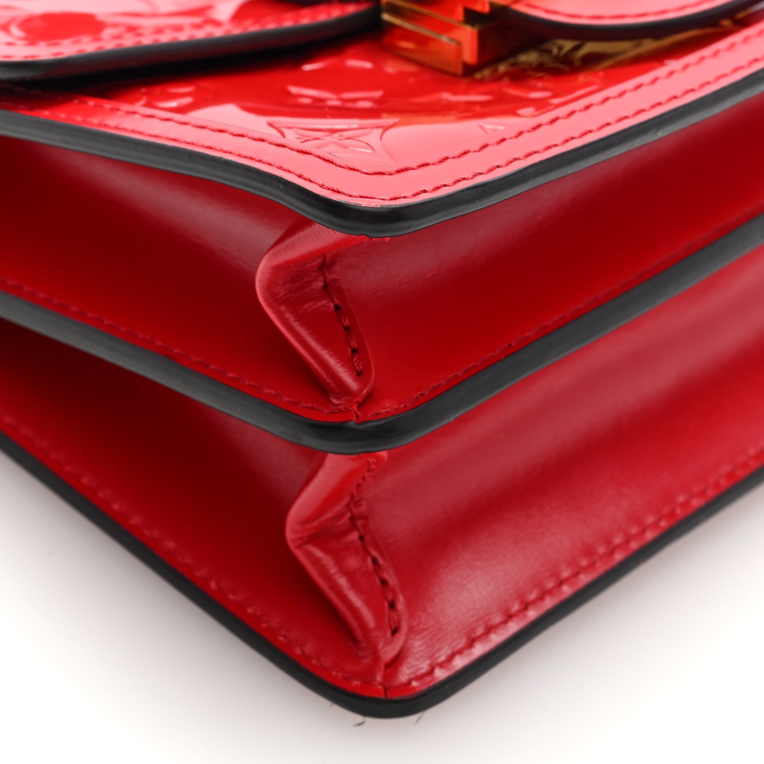 Louis Vuitton Vernis Monogram Dauphine Mini Red 8 of 9