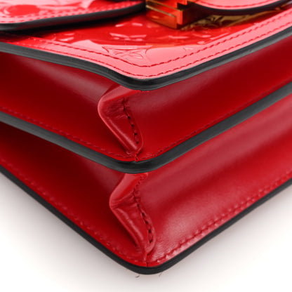 Louis Vuitton Vernis Monogram Dauphine Mini Red 8 of 9