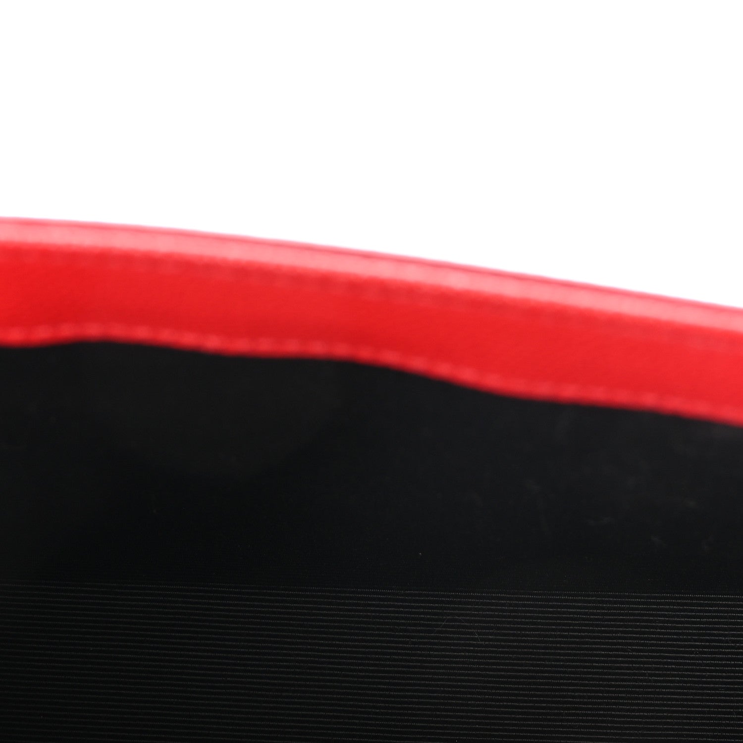 Saint Laurent Grain De Poudre Classic Monogram Cassandre Clutch Red 5 of 7