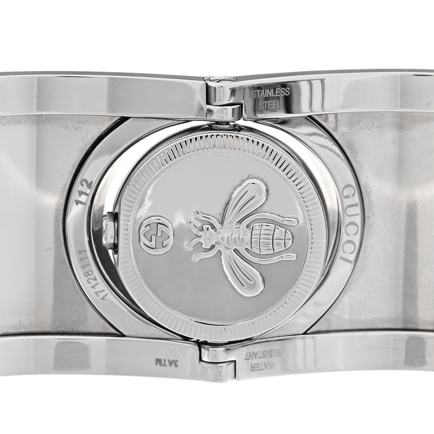 Gucci Stainless Steel Calfskin 33mm Twirl Quartz Watch 4 of 4