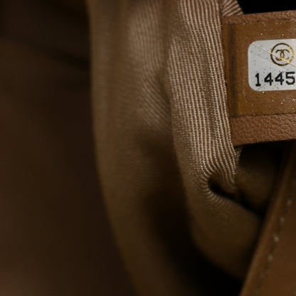 Chanel Caviar Quilted Expandable Zip Shoulder Bag White 8 of 12