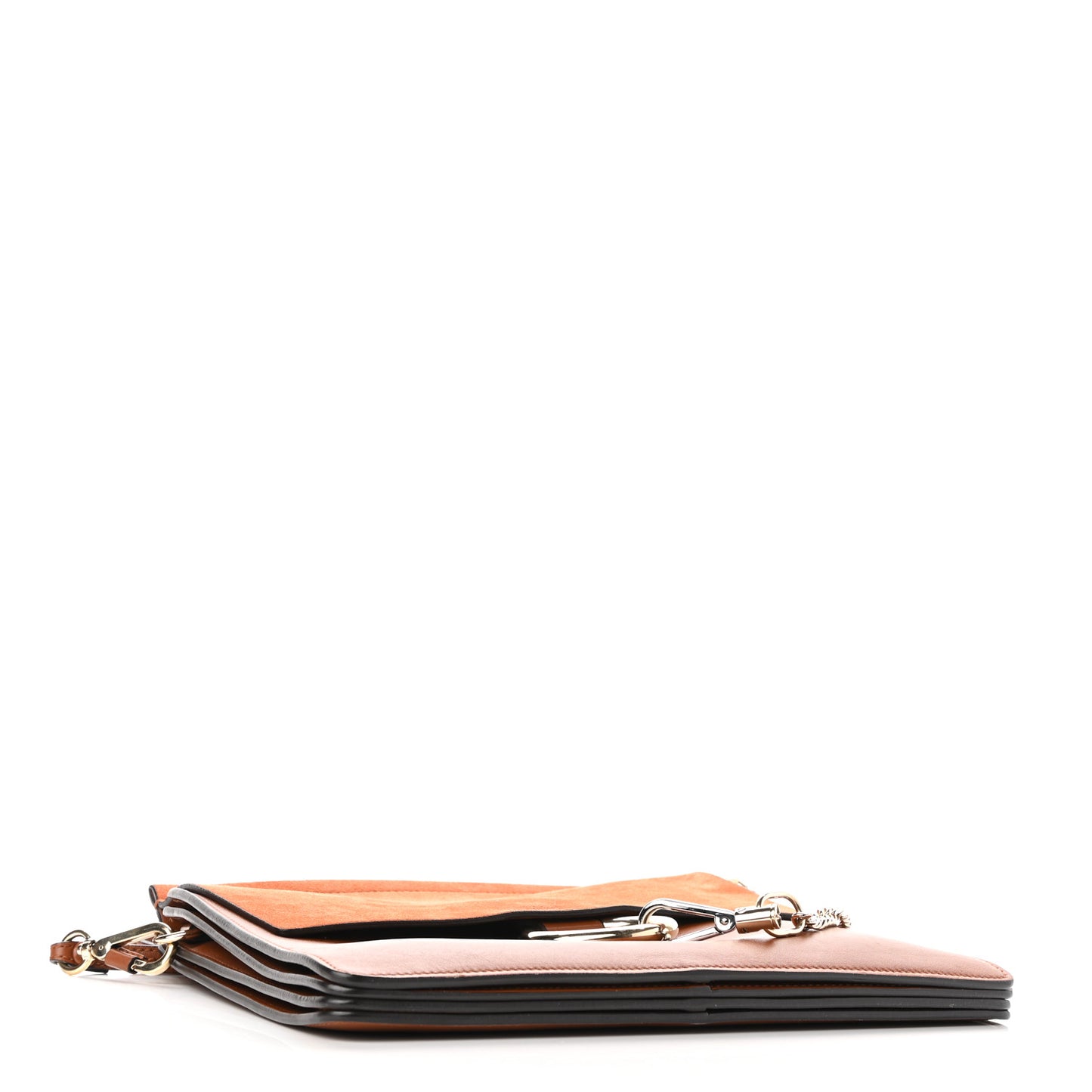Suede Calfskin Medium Faye Shoulder Bag Tobacco