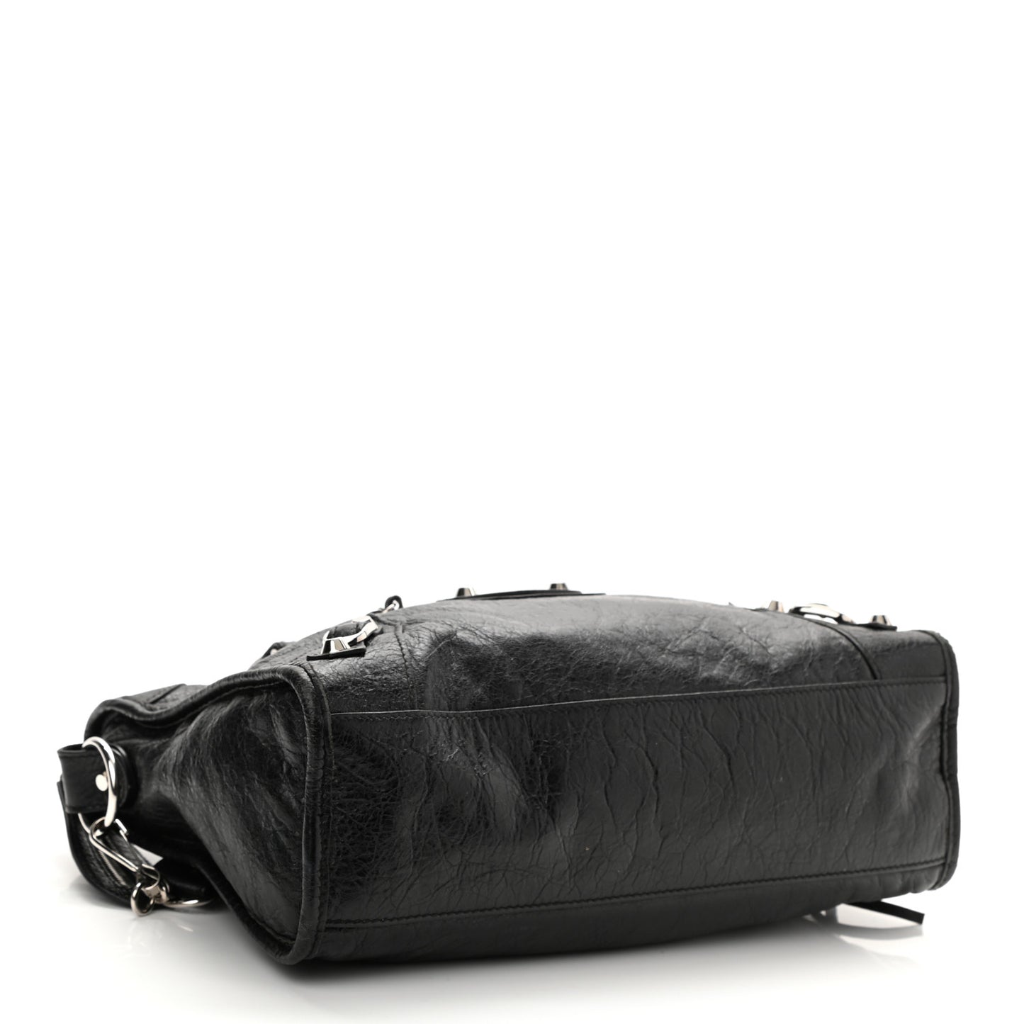 Agneau Classic Silver Hardware S City Black