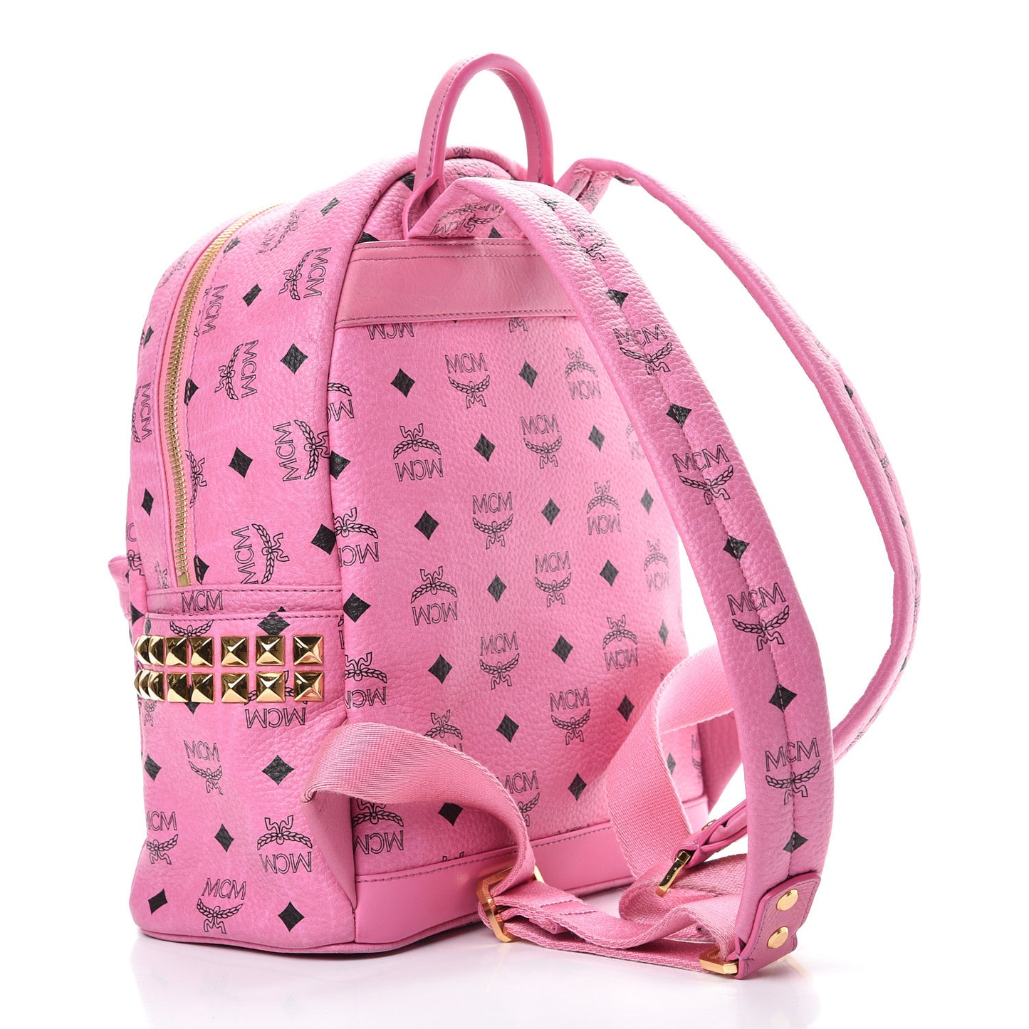 Visetos Small Side Stud Stark Backpack Pink