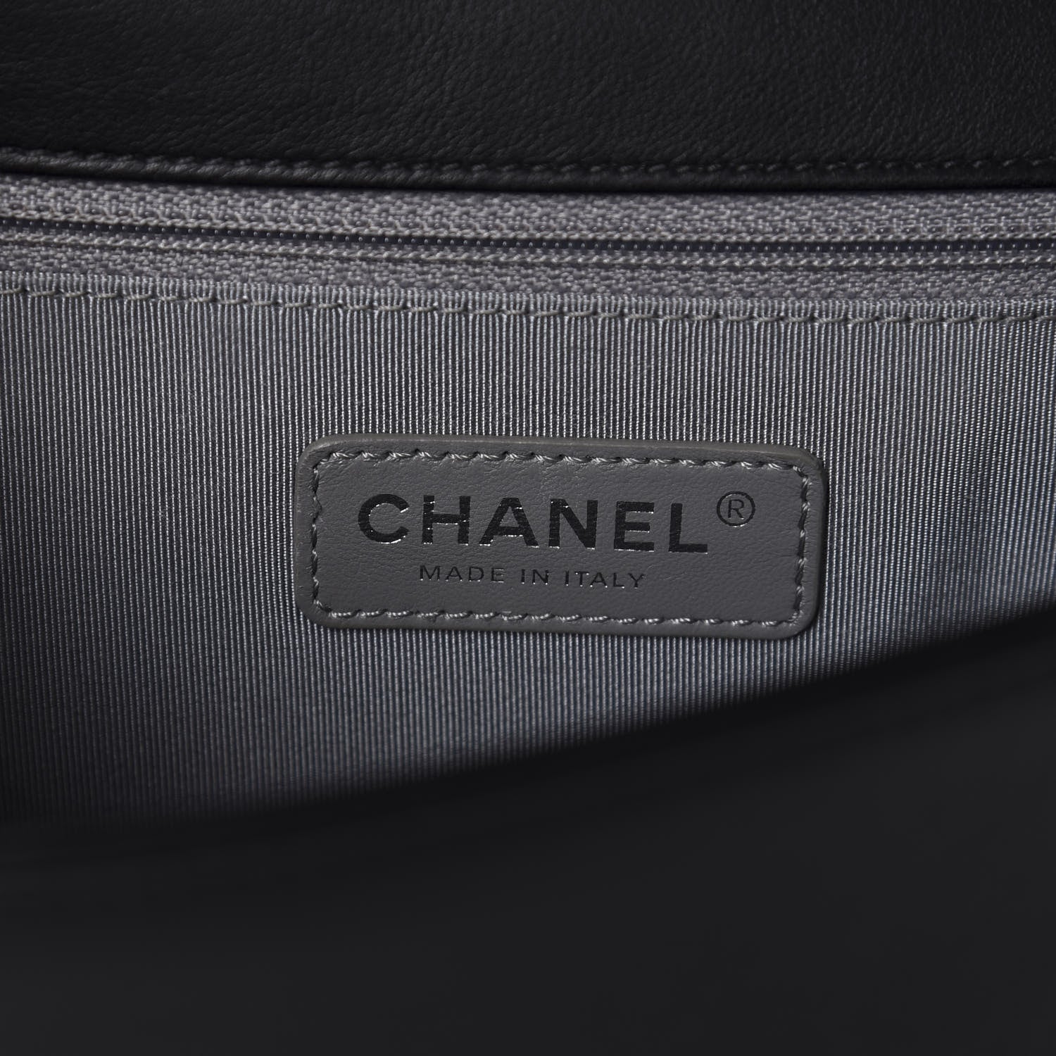 Chanel Lambskin Chevron Quilted New Medium Boy Flap Black 8 of 10