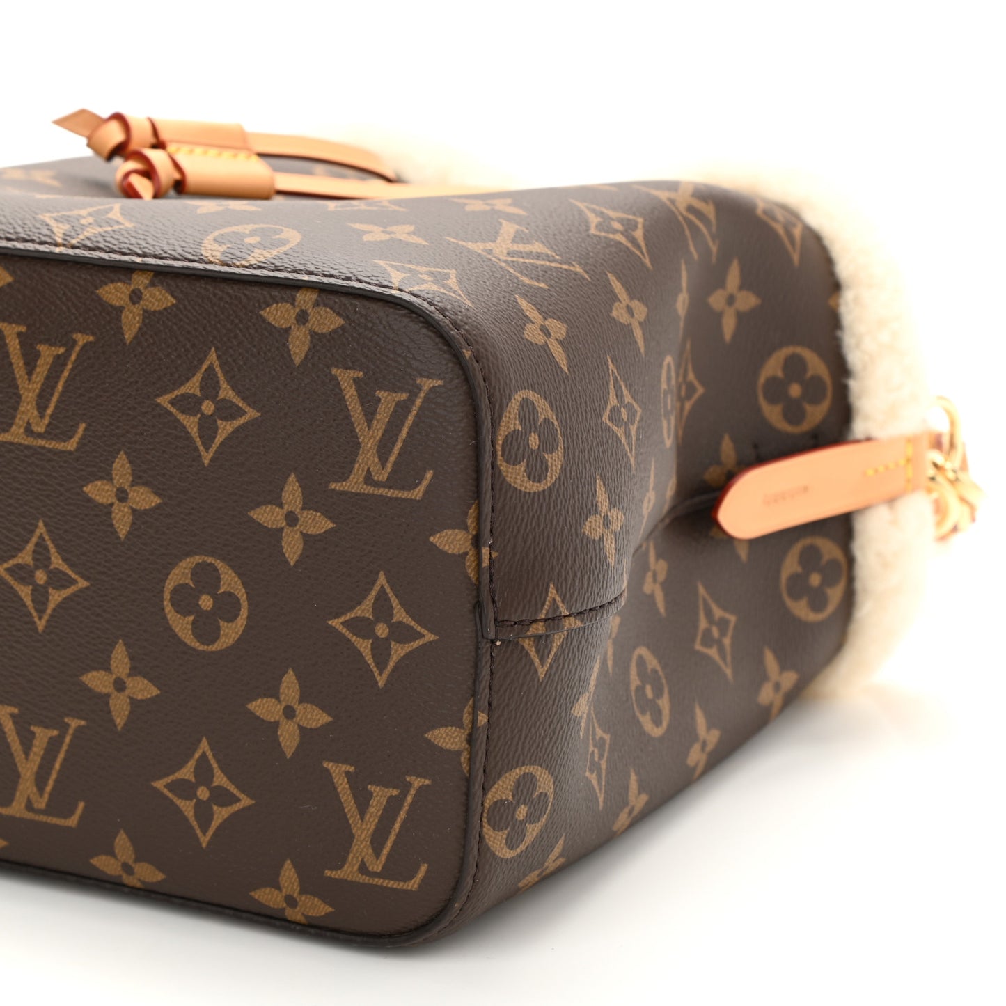 Monogram Shearling Cozygram Neonoe BB