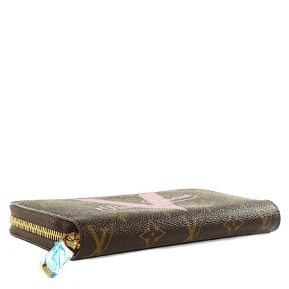 Louis Vuitton Monogram Puerto Banus V Zippy Wallet Rose Ballerine 4 of 8