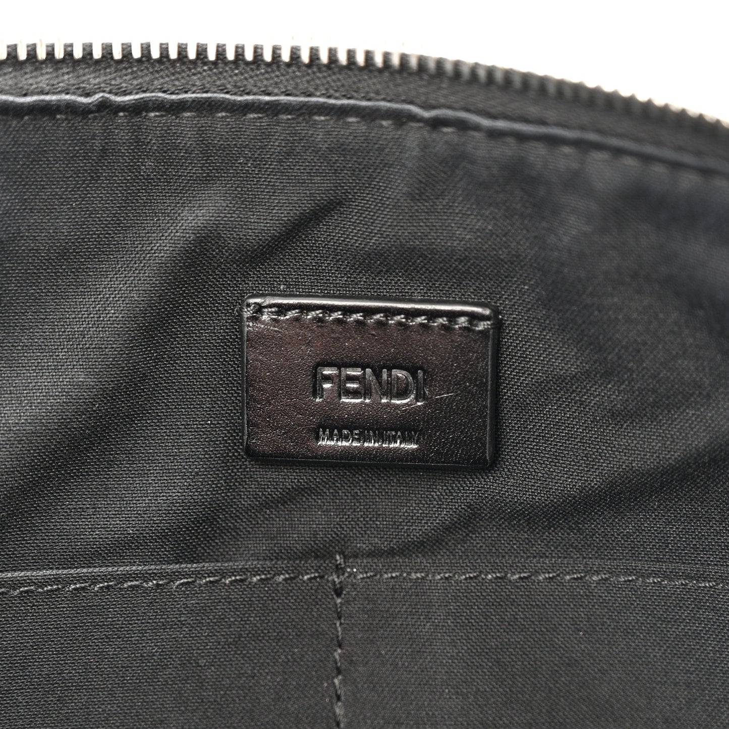 Vitello King Fabric Jacquard FF 1974 Messenger Black