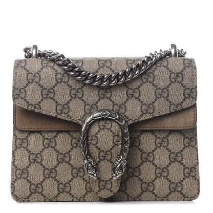 Gucci GG Supreme Monogram Mini Dionysus Shoulder Bag Taupe 1 of 10