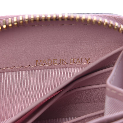 Valentino Garavani Calfskin Rockstud Zip Around Wallet Cipria 7 of 8