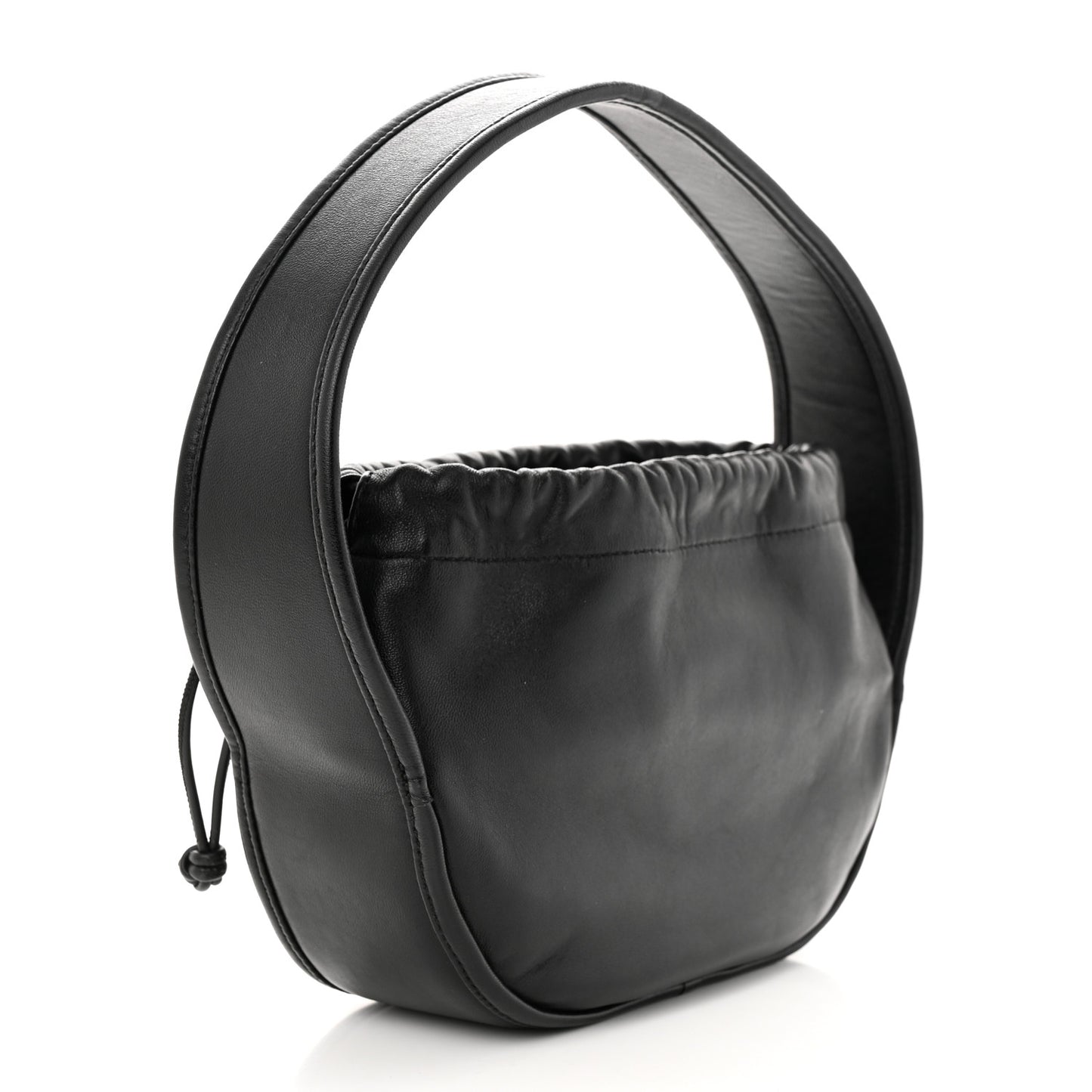 Lambskin Small Cinch Hobo Black