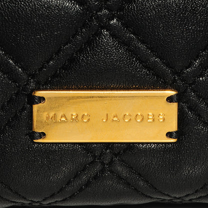 Marc Jacobs Lambskin Bow Quilting Single Black 10 of 10