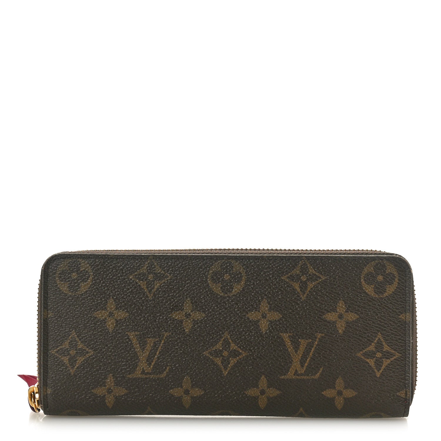 Louis Vuitton Monogram Clemence Wallet Fuchsia 1 of 7