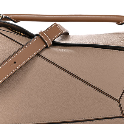 Loewe Grained Calfskin Small Puzzle Bag Sand Mink 8 of 10