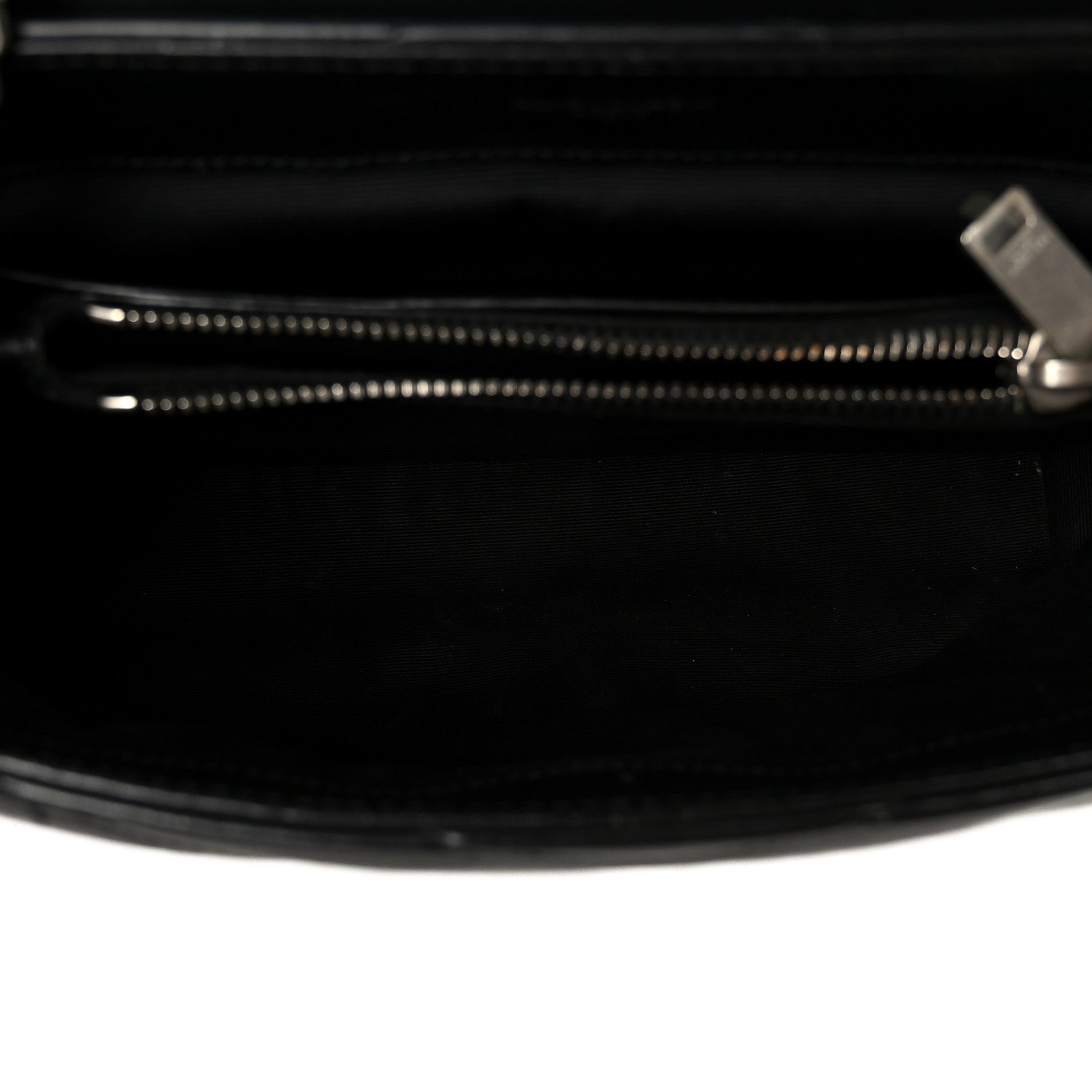 Saint Laurent Calfskin Y Quilted Monogram Small Loulou Chain Satchel Black 5 of 11