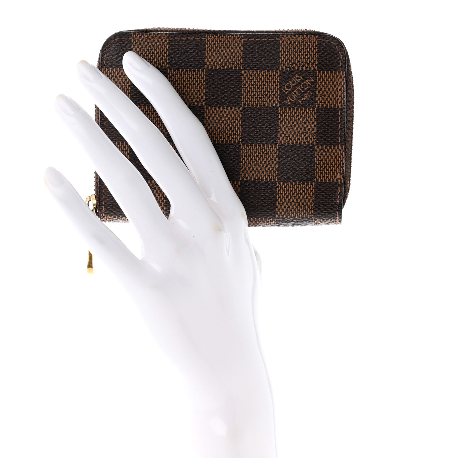 Louis Vuitton Damier Ebene Zippy Coin Purse 2 of 9