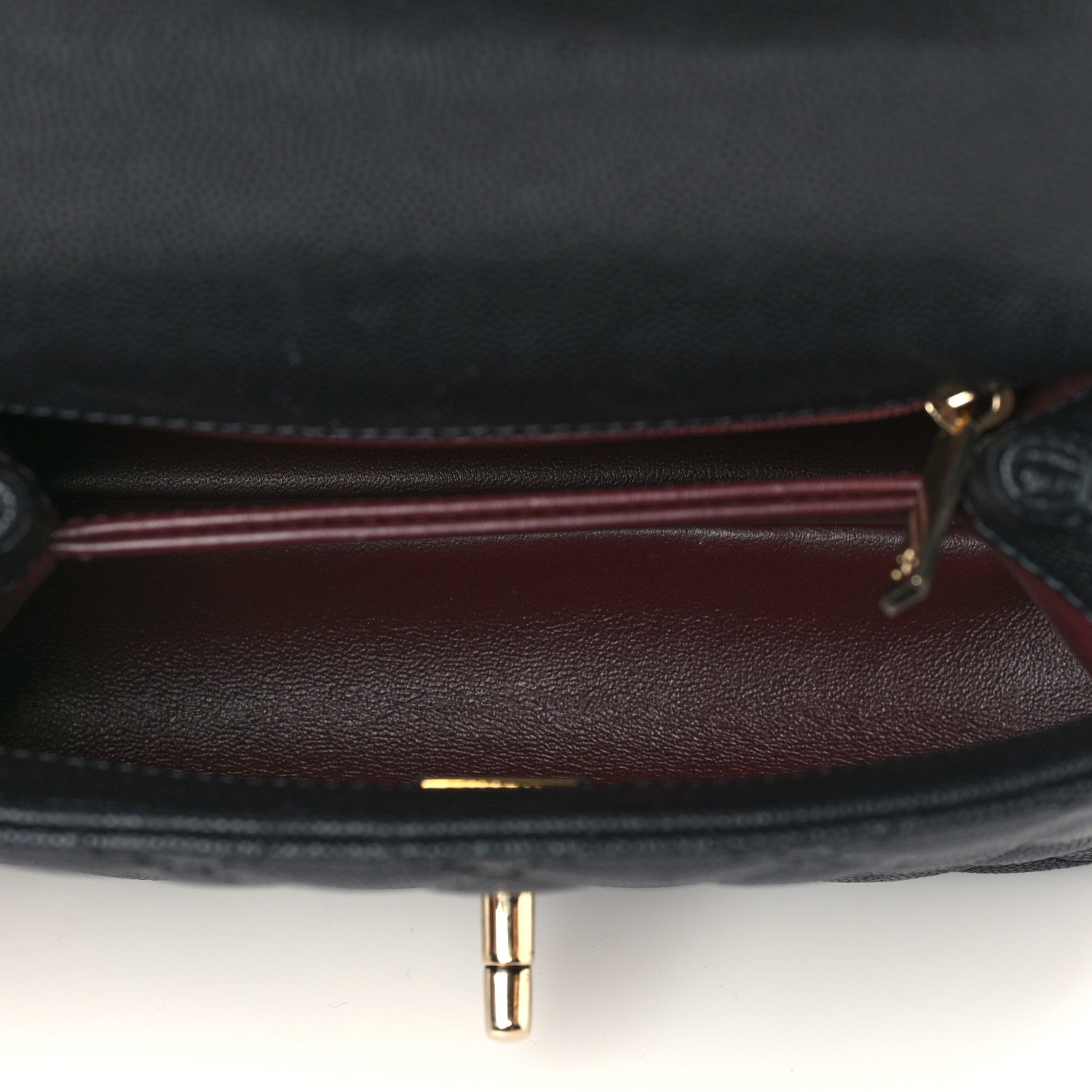 Chanel Caviar Quilted Extra Mini Coco Handle Flap Black 5 of 9