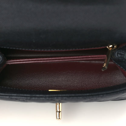 Chanel Caviar Quilted Extra Mini Coco Handle Flap Black 5 of 9