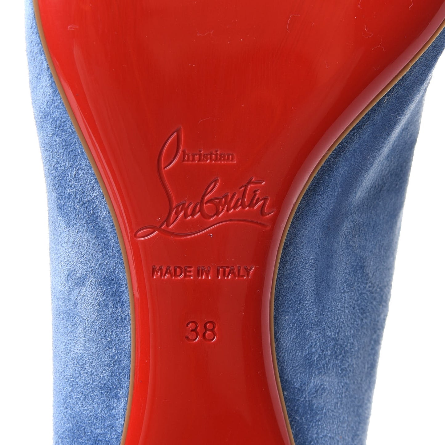 Veau Velours Ballalla Pointy Toe Flats 38 Jeans