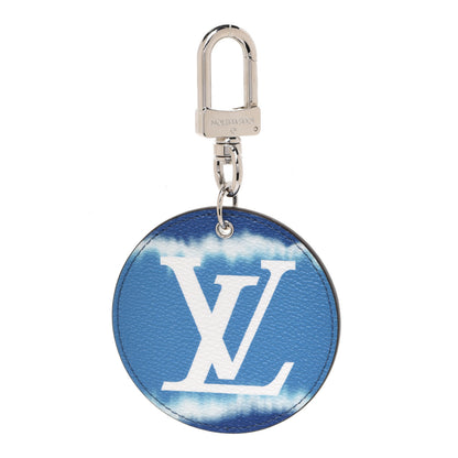 Louis Vuitton Monogram Escale Bag Charm Key Holder Blue 1 of 3
