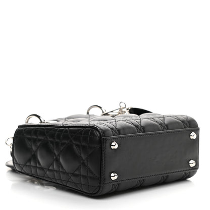 Christian Dior Lambskin Cannage Mini Lady Dior Black 4 of 8