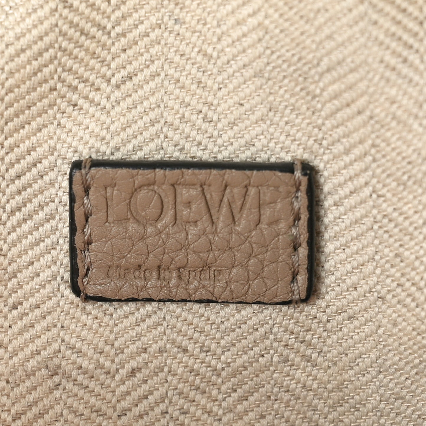 Calfskin Mini Puzzle Bag Sand