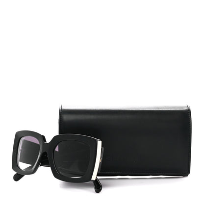 Chanel Acetate Rectangle Sunglasses 5435 Black 8 of 8