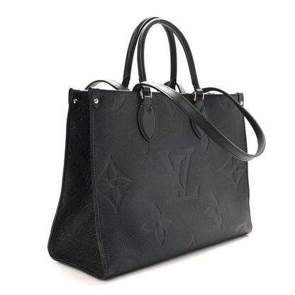 Louis Vuitton Empreinte Monogram Giant Onthego MM Black 3 of 8