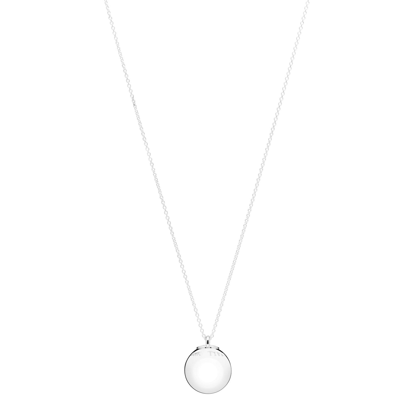 Sterling Silver 19mm HardWear Ball Pendant Necklace