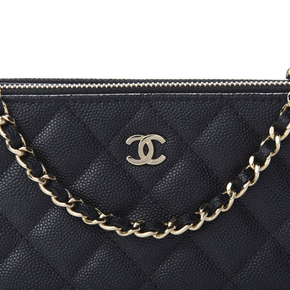 Chanel Caviar Quilted Small Clutch With Chain Black 11 of 12