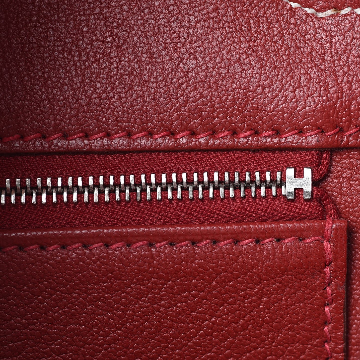 Togo Horseshoe Birkin 35 Rouge Garance