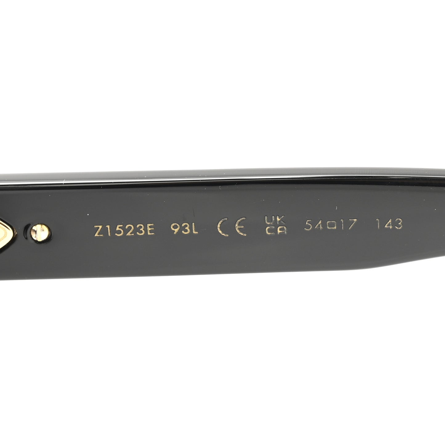 Acetate My Monogram Square Sunglasses Z1523E Black