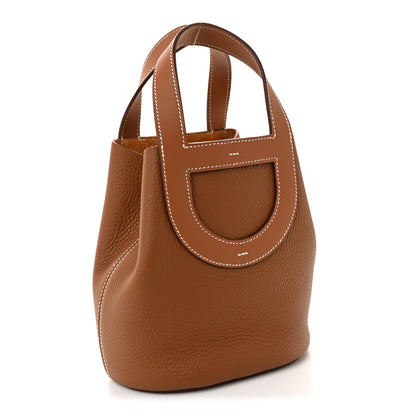 Hermes Taurillon Clemence Swift In-The-Loop 18 Bag Gold 3 of 11