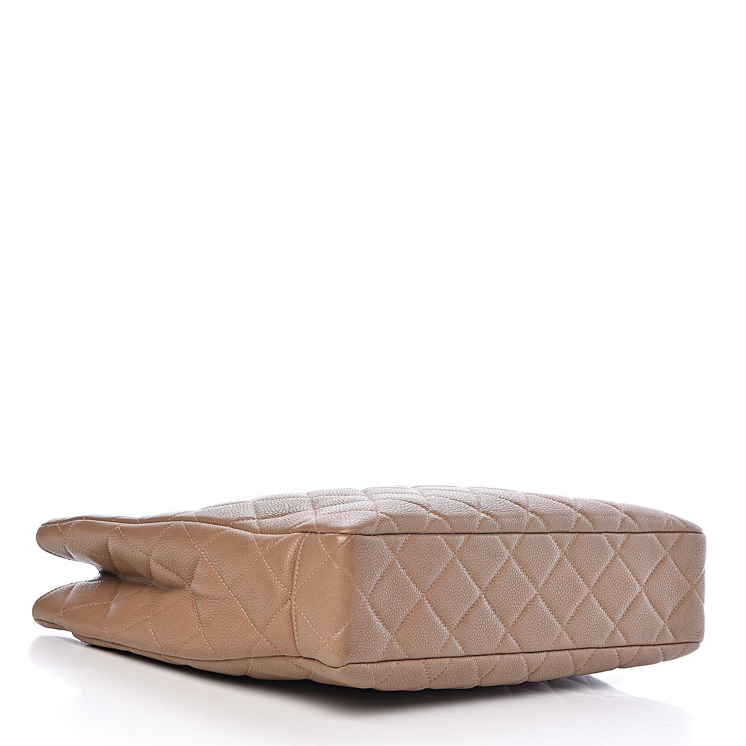 Chanel Caviar Quilted Shopping Tote Dark Beige 4 of 12
