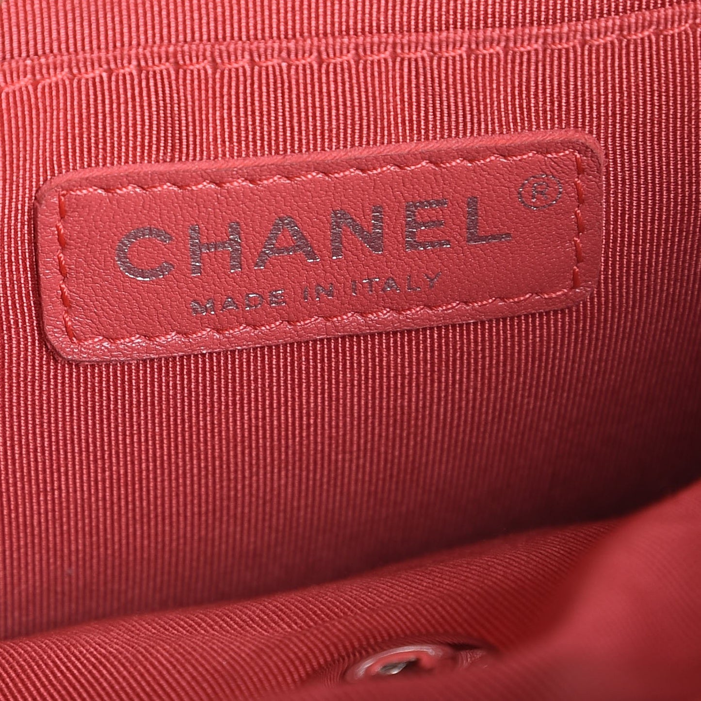 Lambskin Quilted Small Urban Spirit Backpack Red