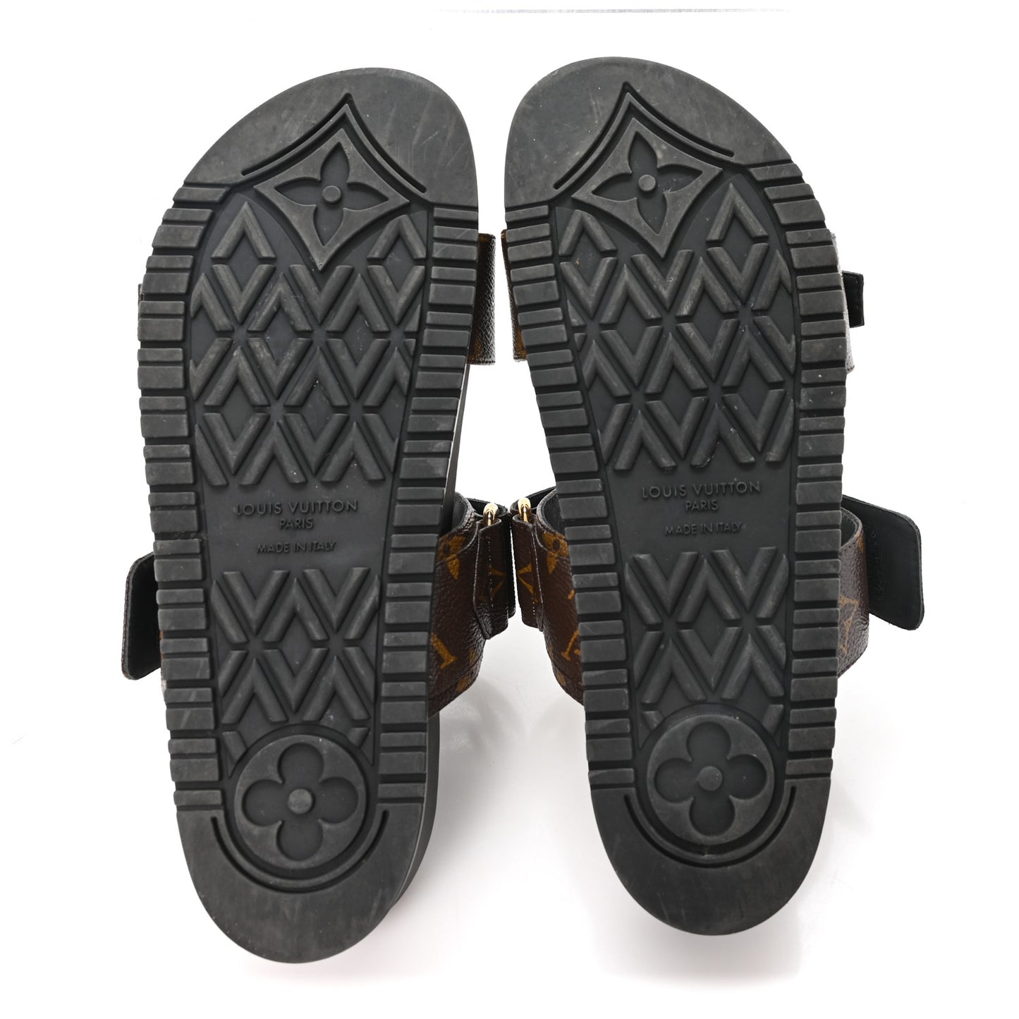 Monogram Bom Dia Mule Sandals 38 Black