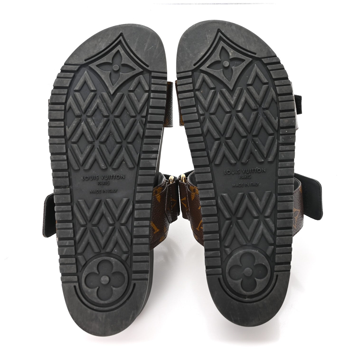 Louis Vuitton Monogram Bom Dia Mule Sandals 38 Black 6 of 10