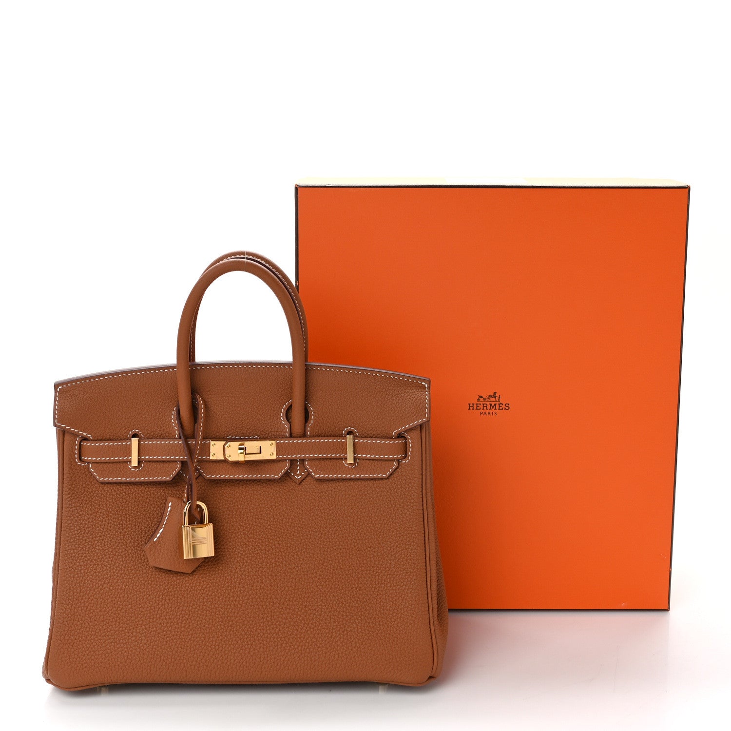 Hermes Togo Birkin 25 Gold 10 of 10