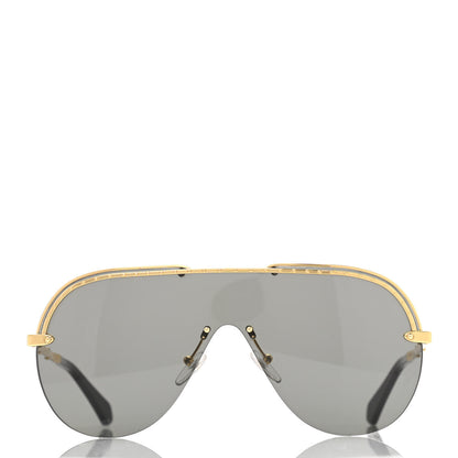 Louis Vuitton Metal Aviator Sunglasses Z1230E Black Gold 2 of 10