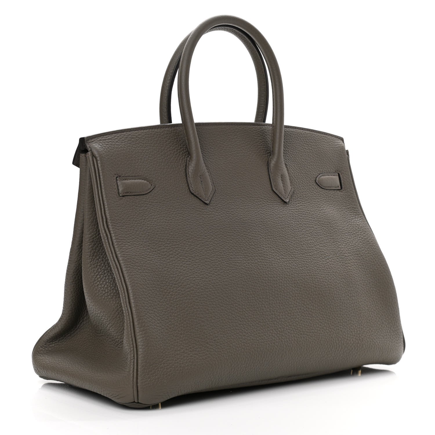 Hermes Taurillon Clemence Birkin 35 Etain 2 of 13