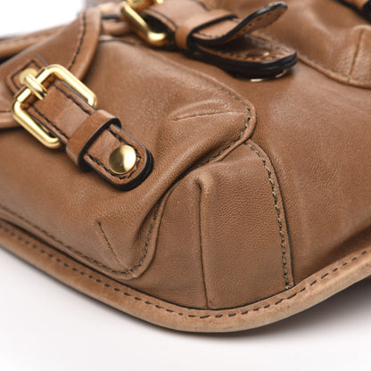 Burberry Calfskin Small Merrow Bag Straw 8 of 12