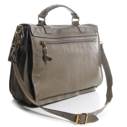 Proenza Schouler Lambskin PS1 Large Satchel Smoke 3 of 11