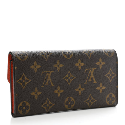 Louis Vuitton Monogram Emilie Wallet Poppy 3 of 11