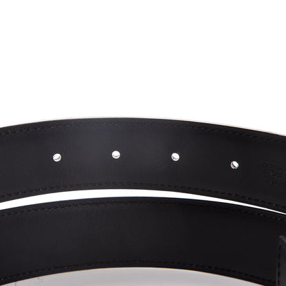 Hermes Epsom Swift 32mm Belt Strap 90 Etain Black 4 of 8