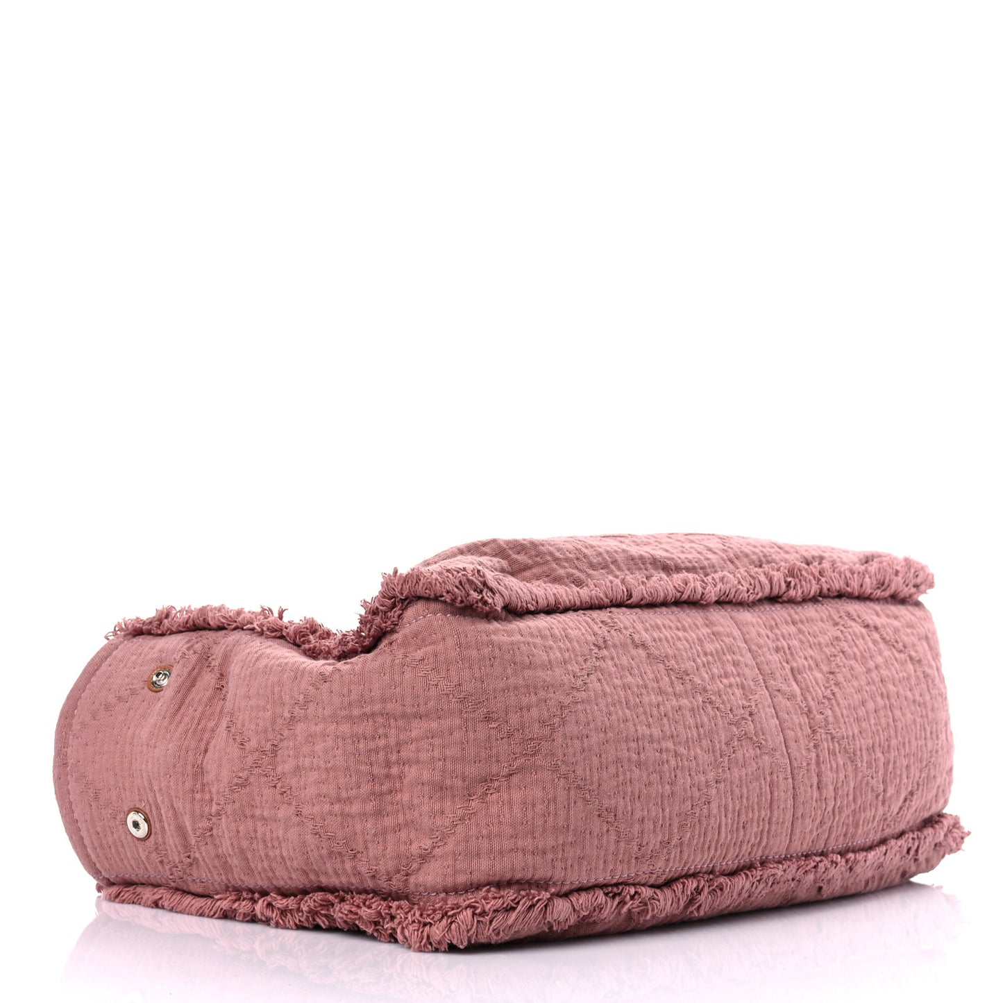 Canvas Extra Large Double Face Shopping Tote Dark Pink