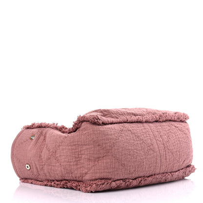 Chanel Canvas Extra Large Double Face Shopping Tote Dark Pink 4 of 12