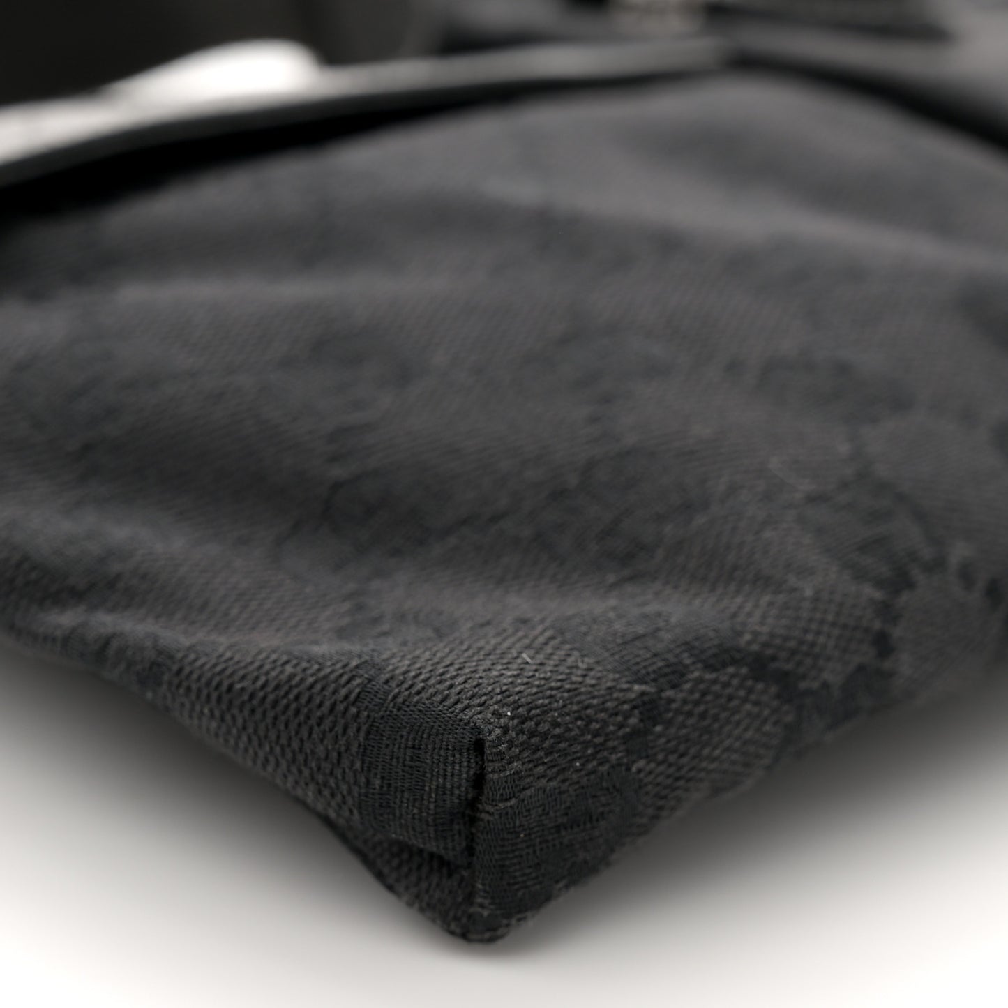 GG Monogram Double Pocket Belt Bag Black