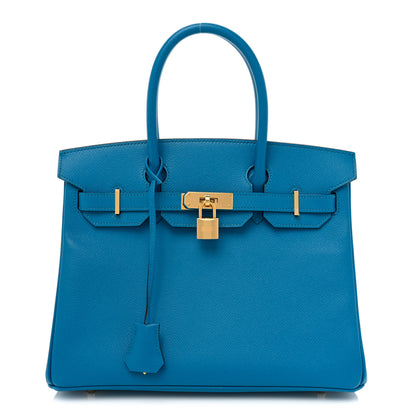 Hermes Epsom Birkin 30 Bleu Zanzibar 1 of 14