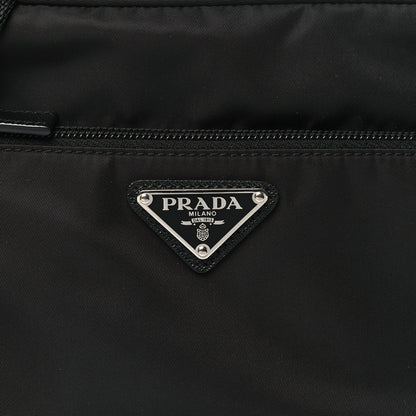 Prada Tessuto Nylon Triangle Shoulder Bag Black 8 of 10